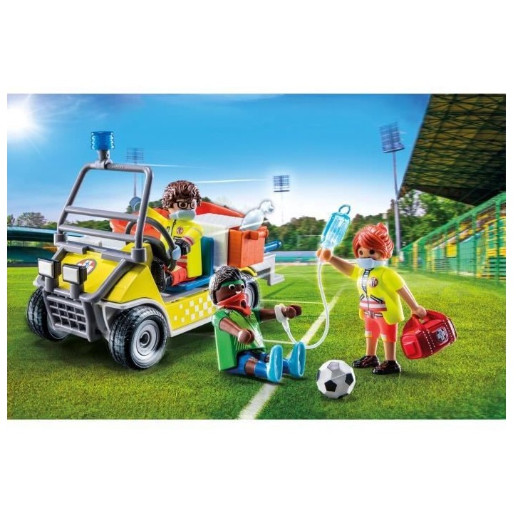 PLAYMOBIL - 71204 - City Action Les Secouristes - Véhicule de secours