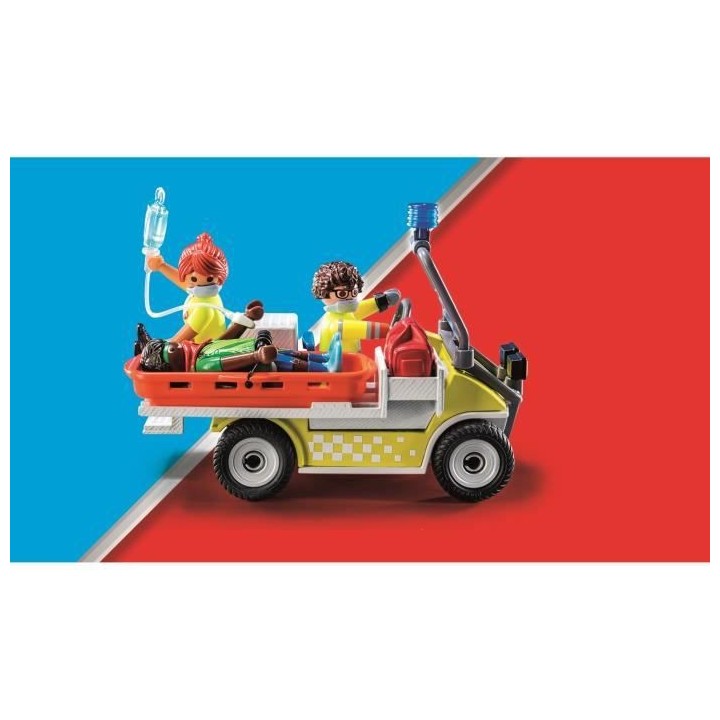 PLAYMOBIL - 71204 - City Action Les Secouristes - Véhicule de secours