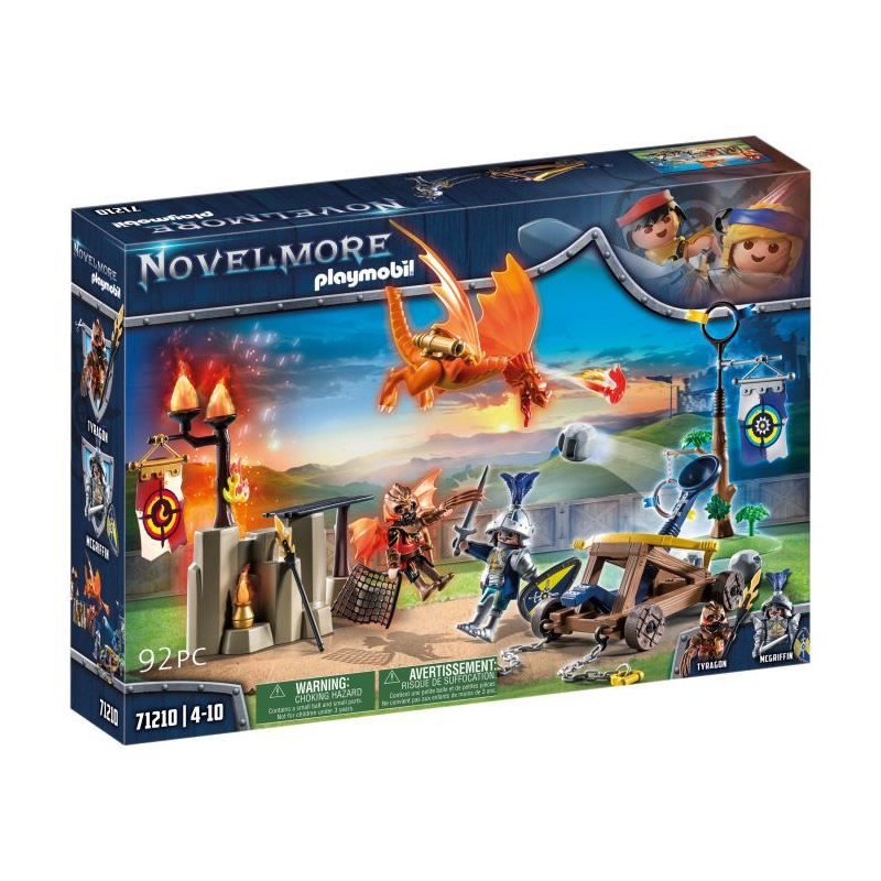 PLAYMOBIL - 71210 - Novelmore - Chevalier Novelmore Combattant Burnham Raider