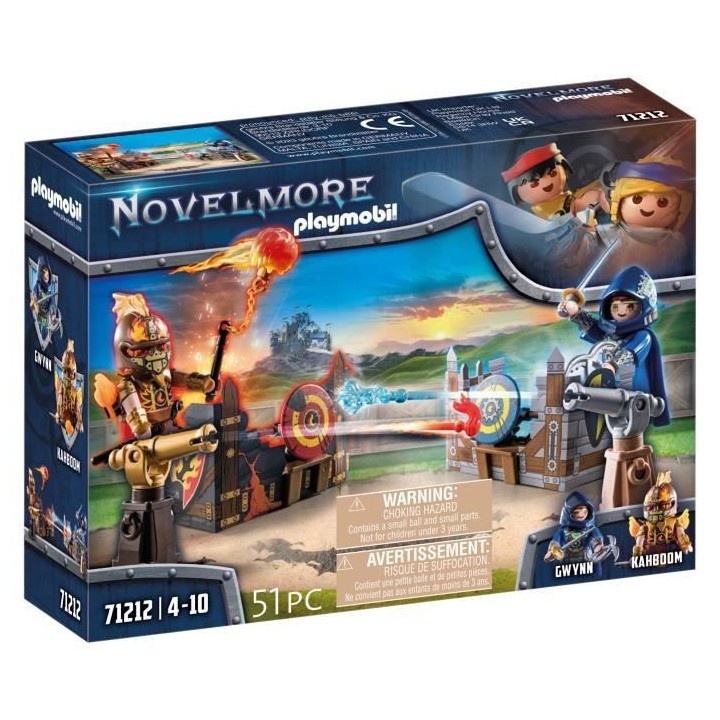PLAYMOBIL - 71212 - Novelmore - Duel Chevalier Novelmore et Burnham Ra