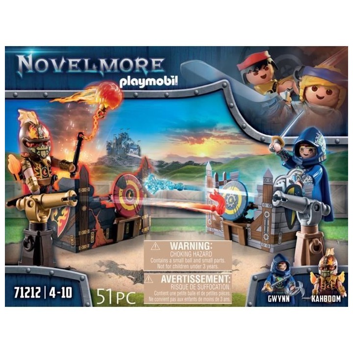 PLAYMOBIL - 71212 - Novelmore - Duel Chevalier Novelmore et Burnham Ra