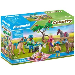 PLAYMOBIL - 71239 - Country - Cavaliers, chevaux et pique-nique