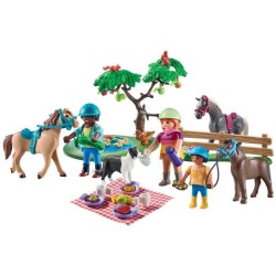 PLAYMOBIL - 71239 - Country - Cavaliers, chevaux et pique-nique