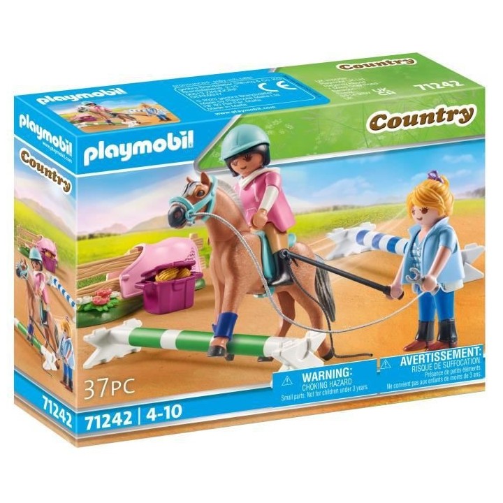 PLAYMOBIL - 71242 - Country - Cavaliere et cheval avec monitrice