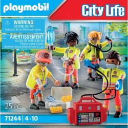 PLAYMOBIL - 71244 - City Action Les Secouristes - Equipe de secouristes