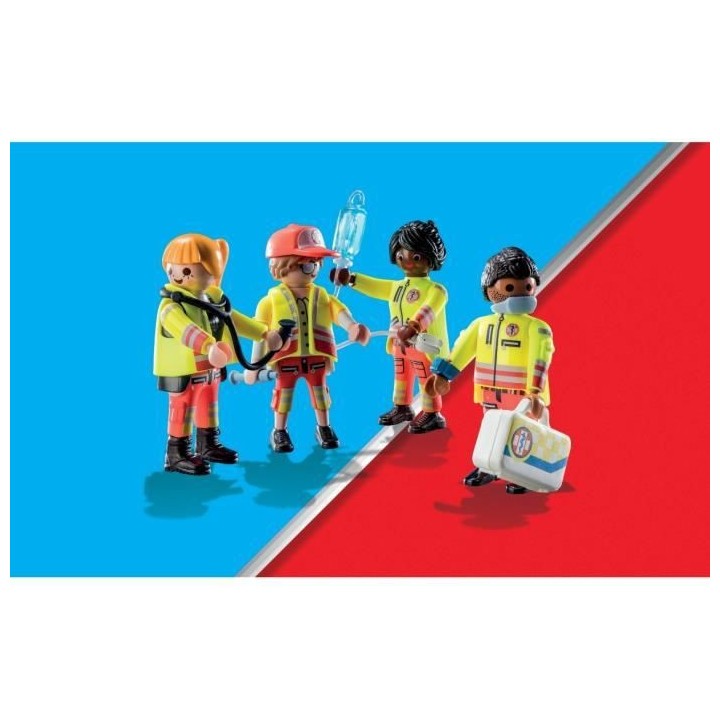PLAYMOBIL - 71244 - City Action Les Secouristes - Equipe de secouriste