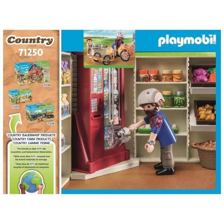 PLAYMOBIL - 71250 - Country La Ferme - Boutique de la ferme