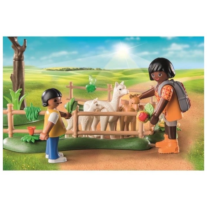 PLAYMOBIL - 71251 - Country La Ferme - Randonneurs et alpagas