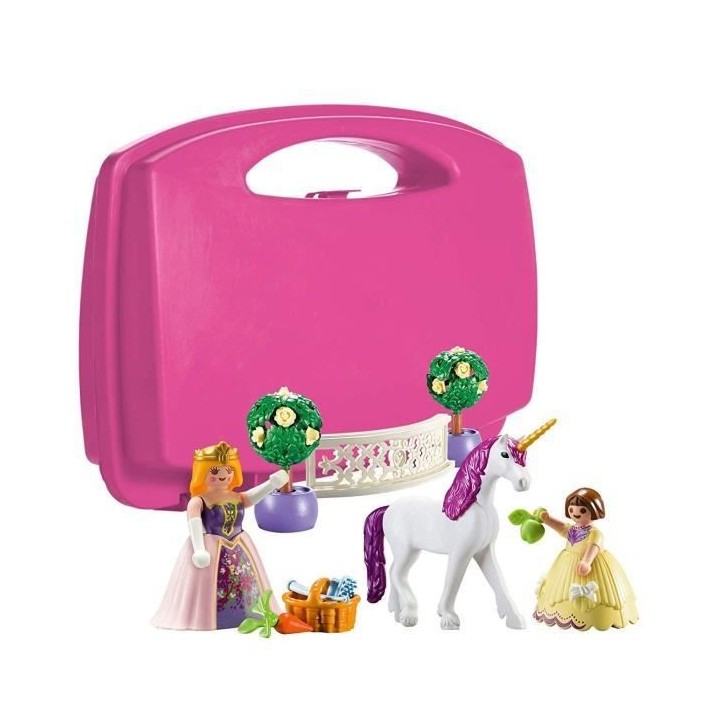 PLAYMOBIL - 70107 - Valisette Princesses avec licorne