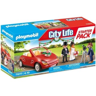 PLAYMOBIL - 71077 - City Life - Couple de mariés avec photographe et