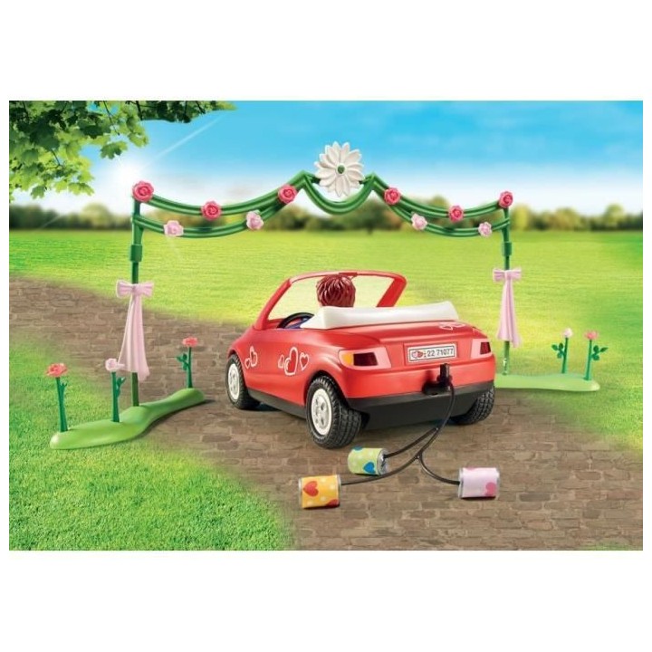 PLAYMOBIL - 71077 - City Life - Couple de mariés avec photographe et