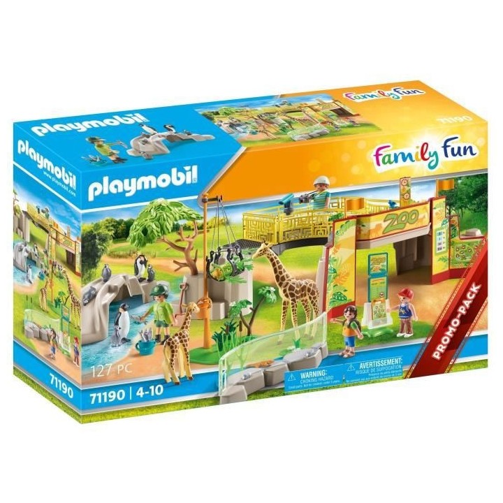 PLAYMOBIL - 71190 - Country Le parc animalier - Ménagerie - Animaux s
