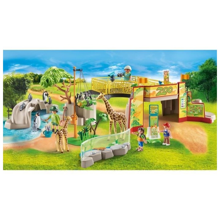 PLAYMOBIL - 71190 - Country Le parc animalier - Ménagerie - Animaux s