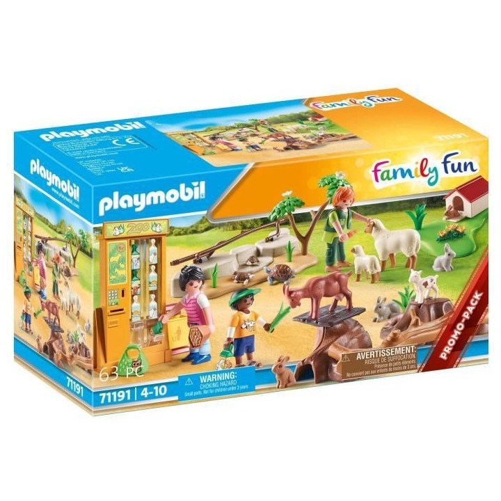 PLAYMOBIL - 71191 - Country Le parc animalier - Ferme pédagogique - A