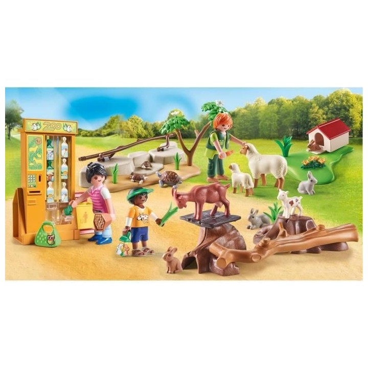 PLAYMOBIL - 71191 - Country Le parc animalier - Ferme pédagogique - A