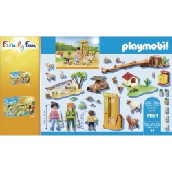 PLAYMOBIL - 71191 - Country Le parc animalier - Ferme pédagogique - Animaux domestiques