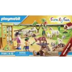 PLAYMOBIL - 71191 - Country Le parc animalier - Ferme pédagogique - Animaux domestiques