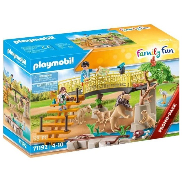 PLAYMOBIL - 71192 - Country Le parc animalier - Espace des lions