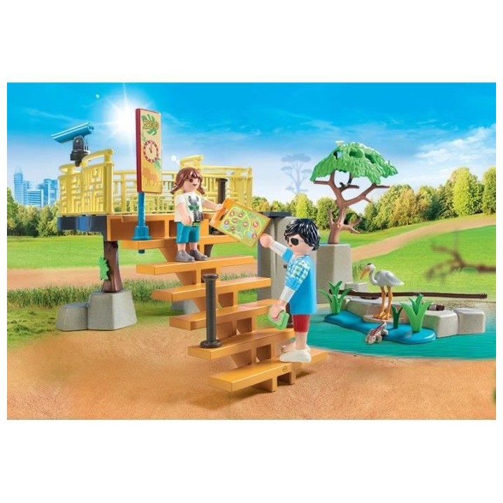 PLAYMOBIL - 71192 - Country Le parc animalier - Espace des lions