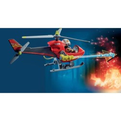 PLAYMOBIL - 71195 - City Action - Hélicoptere bombardier des pompiers