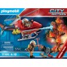 PLAYMOBIL - 71195 - City Action - Hélicoptere bombardier des pompiers