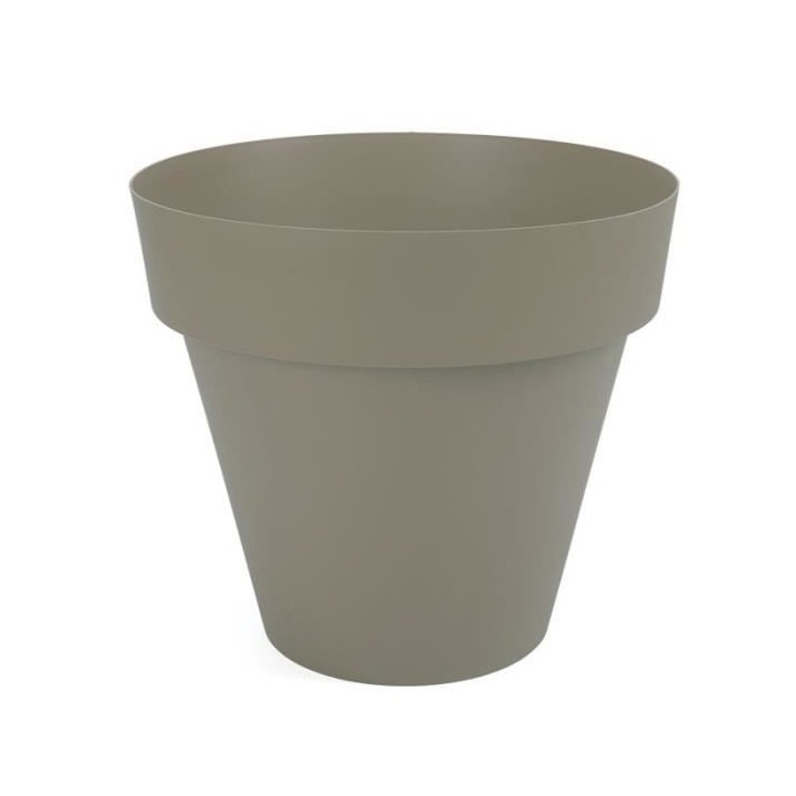 PLASTIKEN Pot a fleurs 48 Cm Collection TES- Taupe