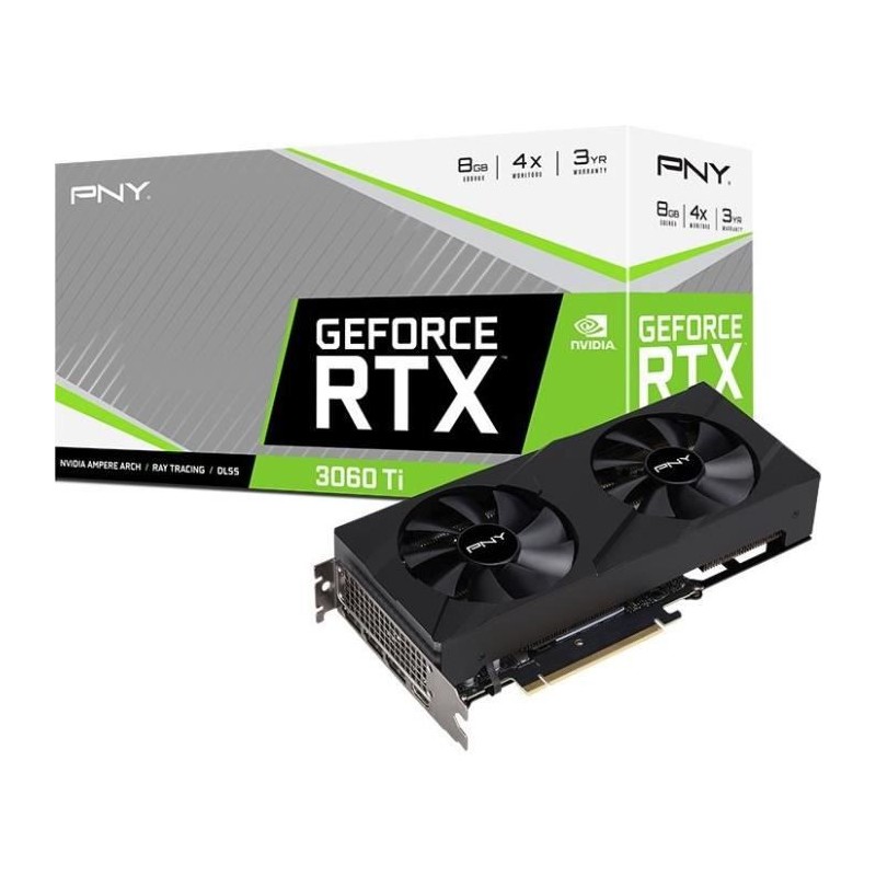 Carte graphique PNY GEFORCE RTX™ 3060 Ti 8GB