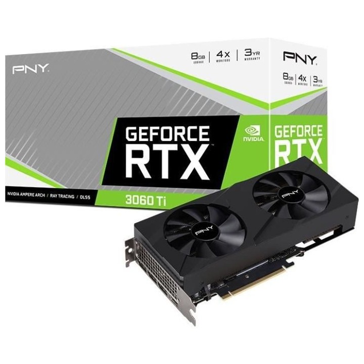 Carte graphique PNY GEFORCE RTX™ 3060 Ti 8GB