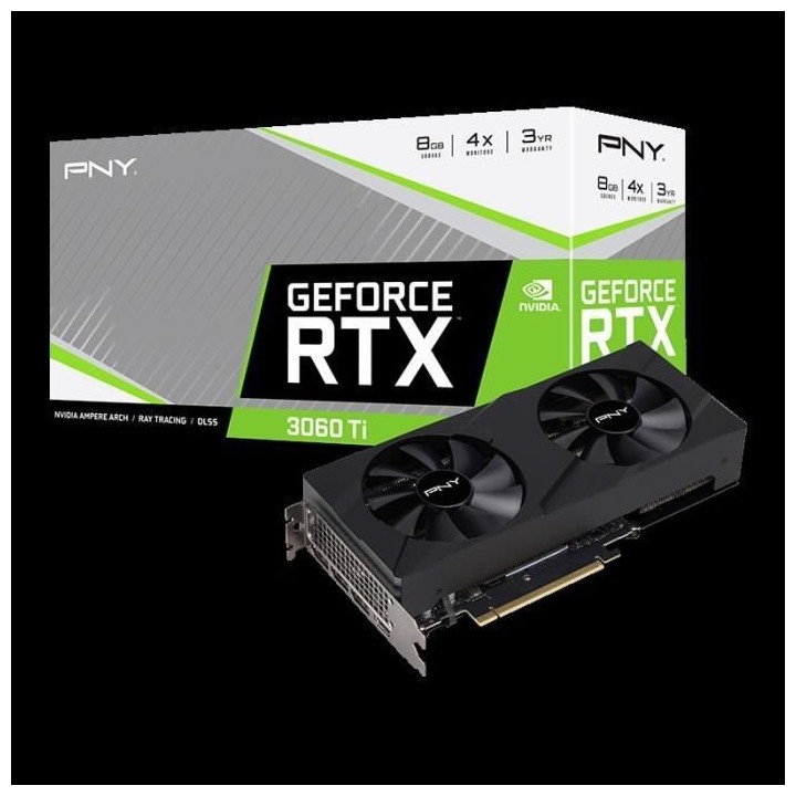 Carte graphique PNY GEFORCE RTX™ 3060 Ti 8GB