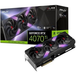 CARTE GRAPHIQUE - PNY - GEFORCE RTX™ 4070Ti - 12GB -XLR8 Gaming VERT