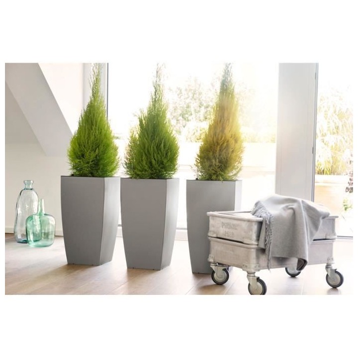 PoeTIC Bac Casa Mat Carré Plus 3058 - Gris soie