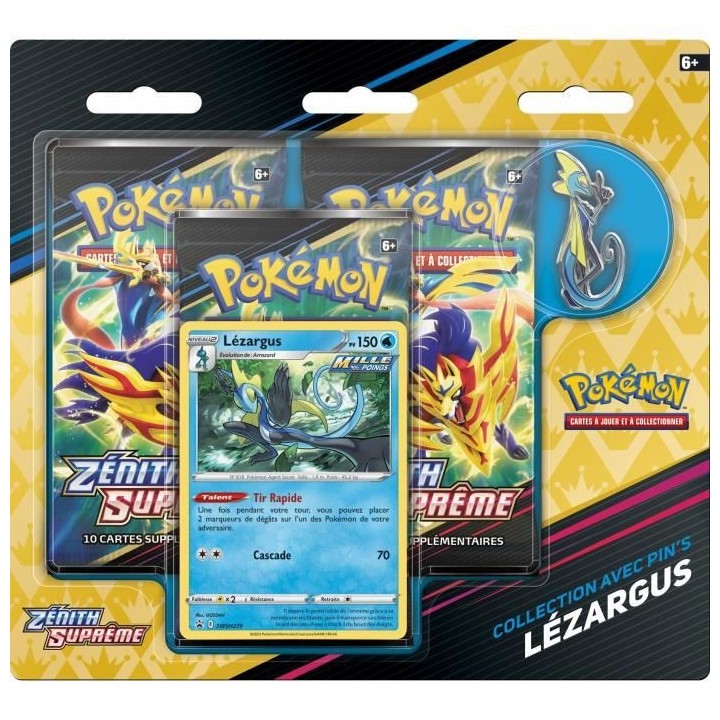 Pokémon EB12.5 : 3 Boosters + Pin's (Blister)| Age: 6+| Nombre de jou