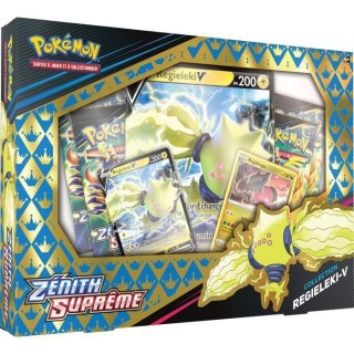 Pokémon EB12.5 : Coffret V 4 Boosters Regielek-V| Age: 6+| Nombre de