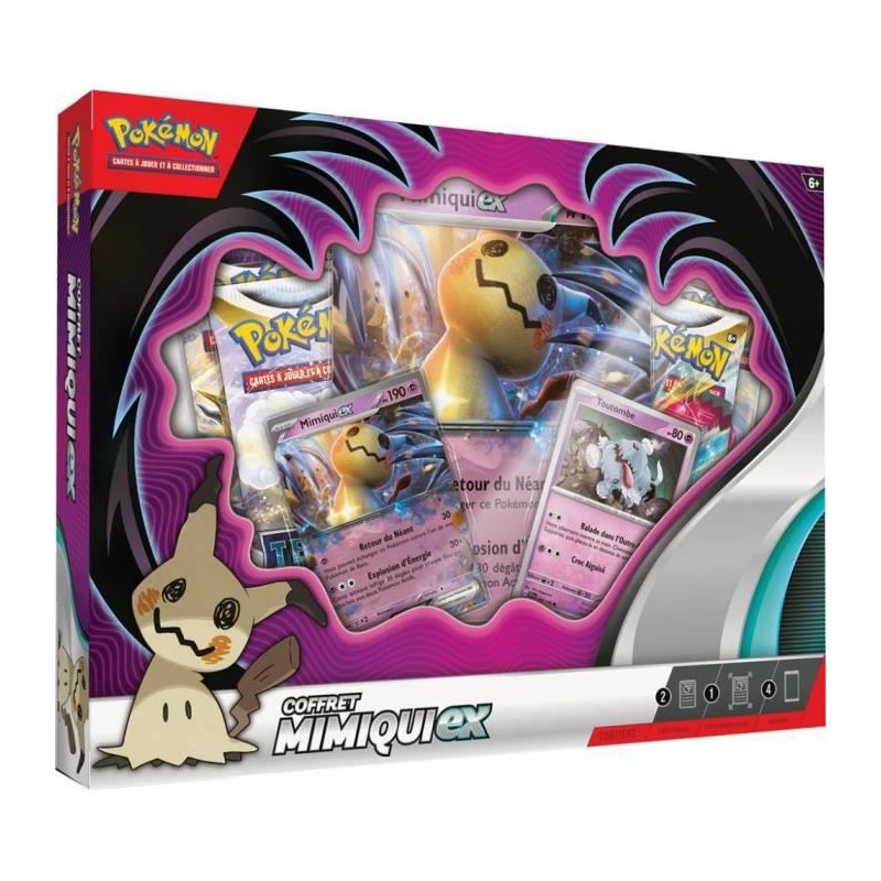 Pokémon : Coffret Preview 2 Mimiqui ex| Age: 6+| Nombre de joueurs: 1-2