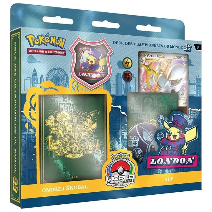 Pokémon : Deck de championnats 2023| Age: 6+| Modele aléatoire| Nomb