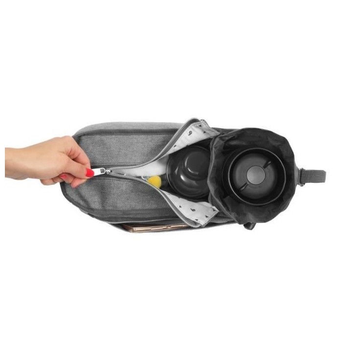 BABYMOOV Organisateur de Poussette Universel Stroller Bag Smokey