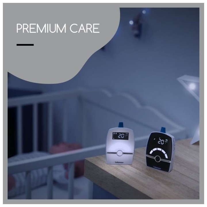 Babymoov Babyphone audio pour bébé Premium Care 1400 m