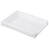 BABYCALIN Matelas a langer Luxe - Motifs géométriques - Rose et gris - 50 x 70 cm