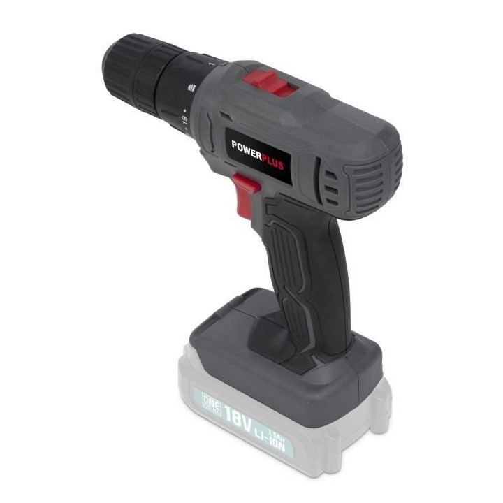 POWERPLUS Perceuse/Visseuse + Meuleuse d'angle + Clé a choc + Batteri