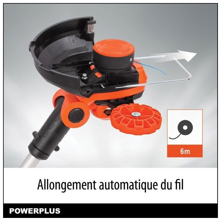 Powerplus Dual Power Coupe-Bordure Batterie POWDPG7541 - 20 V, 250 mm