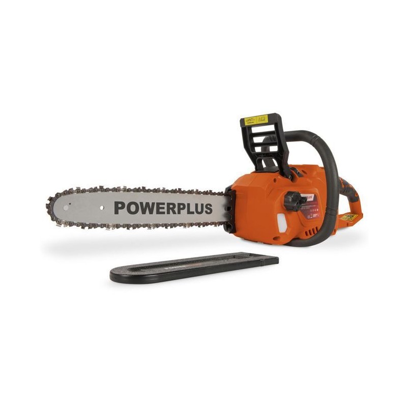 Powerplus Dual Power Tronçonneuse a Batterie POWDPG7576 - 40 V,Guide de 350 mm, sans Batterie ni Chargeur