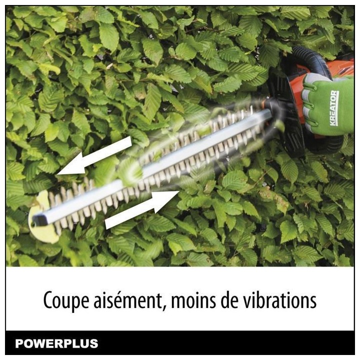 Dual Power Taille-Haie Batterie POWDPG75320 - 20 V, Batterie et Charge