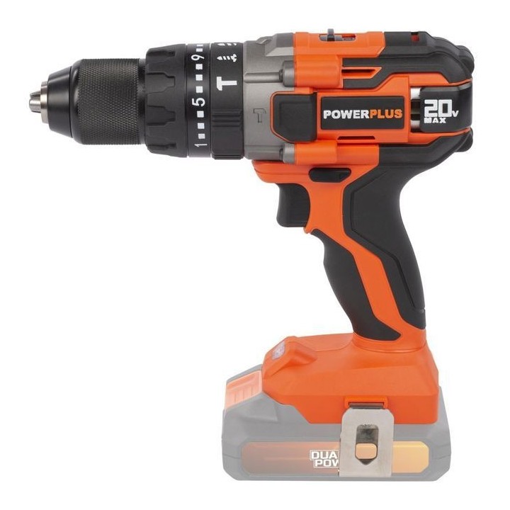 Perceuse visseuse a percussion sans fil 20V 50Nm - DUAL POWER POWDP152