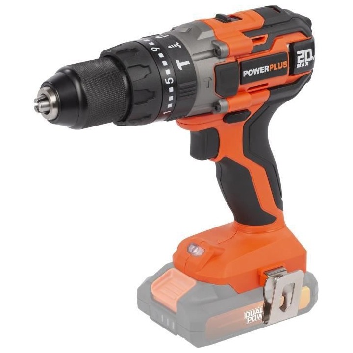 Perceuse visseuse a percussion sans fil 20V 50Nm - DUAL POWER POWDP152