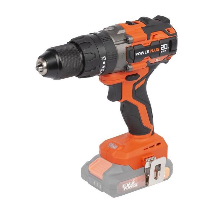 Perceuse visseuse a percussion sans fil 20V 65Nm BRUSHLESS - DUAL POWE