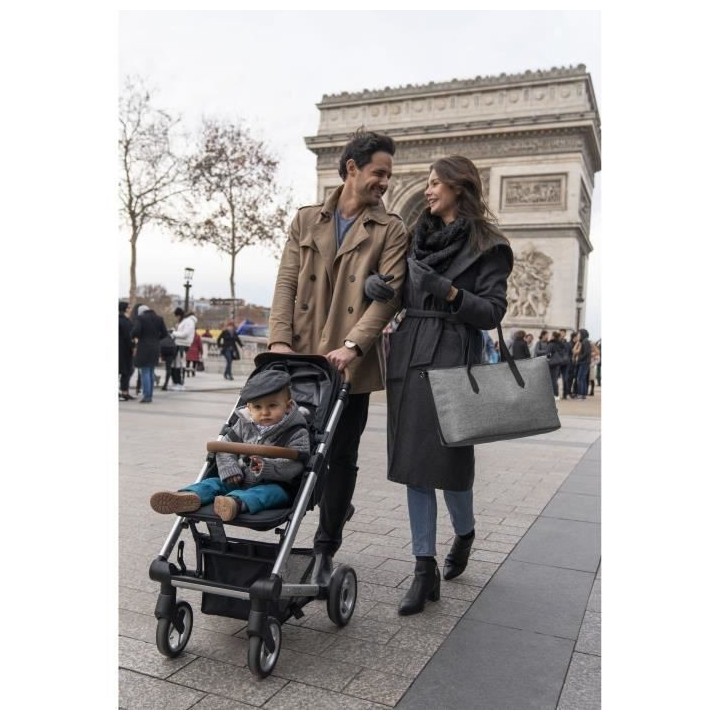 Babymoov Sac a langer compartimenté Champs-Elysée, Smokey