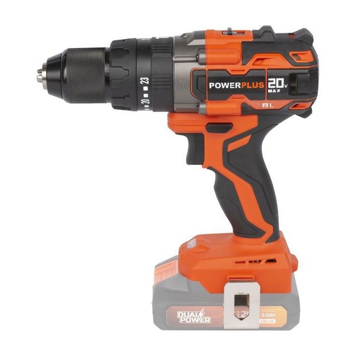 Perceuse visseuse a percussion sans fil 20V 65Nm BRUSHLESS - DUAL POWE