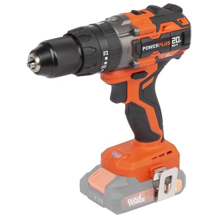 Perceuse visseuse a percussion sans fil 20V 65Nm BRUSHLESS - DUAL POWE