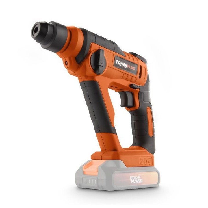 Marteau perforateur sans fil 20V 1,3J SDS-Plus 1,3J - DUAL POWER POWDP