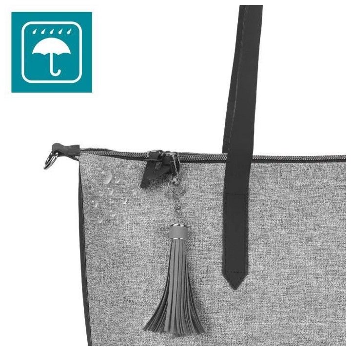 Babymoov Sac a langer compartimenté Champs-Elysée, Smokey